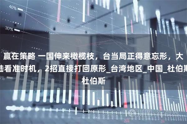 赢在策略 一国伸来橄榄枝，台当局正得意忘形，大陆看准时机，2招直接打回原形_台湾地区_中国_杜伯斯