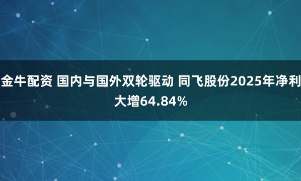 金牛配资 国内与国外双轮驱动 同飞股份2025年净利大增64.84%